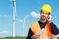 Engineer in Wind Turbine Power Generator Station