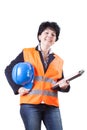 Engineer woman Royalty Free Stock Photo