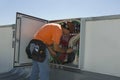 Engineer Working On Electrical Box