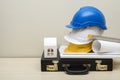 Engineering accessories, helmets, house paper model, business ba