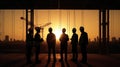 Engineering a brighter future, Silhouette of team at work