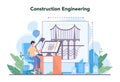 Engineering concept. Technology and science. Professional occupation Royalty Free Stock Photo