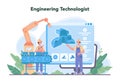 Engineering concept. Technology and science. Professional occupation Royalty Free Stock Photo