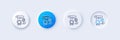 Engineering doc line icon. Technical documentation sign. Line icons. Vector