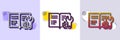 Engineering documentation line icon. Technical instruction sign. Halftone dotted pattern. Vector