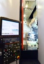 computer screen for controlling a cnc machine in mechanical engineering