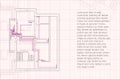 Engineering HVAC project. Heating technical blueprint. Architecture sketch with your text