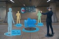 Engineering meeting people by use augmented mixed virtual reality with digital twins, advanced seismic techniques and processing,