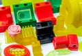 Engineering plastics. Plastic material used in manufacturing industry. Global engineering plastic market concept. Polyurethane a Royalty Free Stock Photo