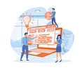 Engineering, Programmer development, Software programming Concept for web page, banner, presentation, social media. Royalty Free Stock Photo