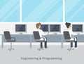 Engineering and programming working process