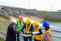 The engineering team is planning to develop the hydroelectric dam generate electricity