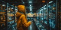 Engineering use augmented mixed virtual reality integrate artificial intelligence combine deep Royalty Free Stock Photo