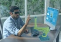 Engineering use augmented mixed virtual reality integrate artificial intelligence combine deep, machine learning, digital twin, 5G