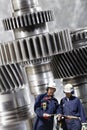 Engineering and workers Royalty Free Stock Photo
