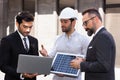 Engineers are meeting to draw conclusions before installing solar panels