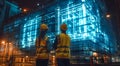 Engineers Overseeing Construction Site