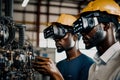 Engineers Using Augmented & Mixed VR Tools: AI, Deep Learning & Industry 4.0 Advancements