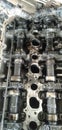 Enginering Head Camshaft Royalty Free Stock Photo