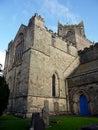 England: Cartmel Priory church Royalty Free Stock Photo