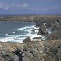 England, Cornwall, Bedruthan Steps Royalty Free Stock Photo
