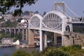 Cornwall, Brunels rail bridge Royalty Free Stock Photo