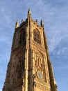 DERBY UNITED KINGDOM cathedral tower Royalty Free Stock Photo