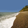 England devon jurassic coast Royalty Free Stock Photo