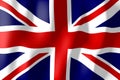 England - waving flag - 3D illustration