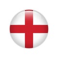 England flag on button Royalty Free Stock Photo