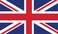 England Flag official colors and proportion correctly vector illustration.