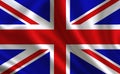 England flag. A series of `Flags of the world.` The country - England flag Royalty Free Stock Photo