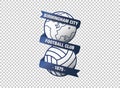 England football club emblem on transparent background. Vector illustration. Birmingham City FC