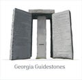 England Georgia Guidestone USA - july 09 2022 s Hand drawn sketch. Vector illustration