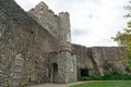 England landscape panorama of Lewes Castle, East Sussex county town in topview. Royalty Free Stock Photo