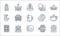 england line icons. linear set. quality vector line set such as england, english breakfast, stamp, barrel, church, pipe, cookies,