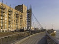 England london docklands canary wharf complex Royalty Free Stock Photo