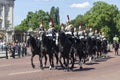 England London 22 june 2019 guards in parade Royalty Free Stock Photo