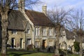 Picturesque homes that line The Hill in Burford, Cotswolds, UK Royalty Free Stock Photo