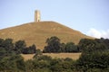 Scenic Somerset - Glastonbury Tor Royalty Free Stock Photo