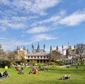 England - Tourists Visiting The Royal Pavilion Royalty Free Stock Photo