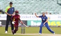 England v West Indies Women's T20 International Cricket Match Royalty Free Stock Photo