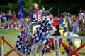 England vs Scotland knights joust