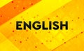 English abstract digital banner yellow background