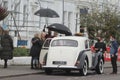 Steve Coogan filming in Llandudno North Wales