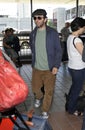 English actor Michael Sheen is seen at LAX