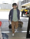 English actor Michael Sheen is seen at LAX
