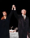 Michael Gambon and Lia Williams on Broadway Stage in Manhattan in 1996
