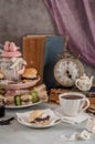 English Five O`Clock Tea Royalty Free Stock Photo