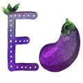 English alphabet letter E